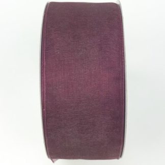 #9 Sheer Ribbon - Burgundy #9 Sheer Ribbon - Burgundy
