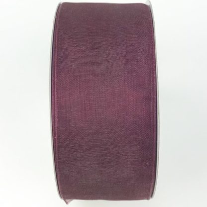 #9 Sheer Ribbon - Burgundy  