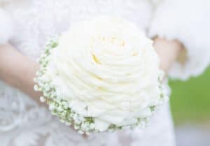 All White Composite bouquet