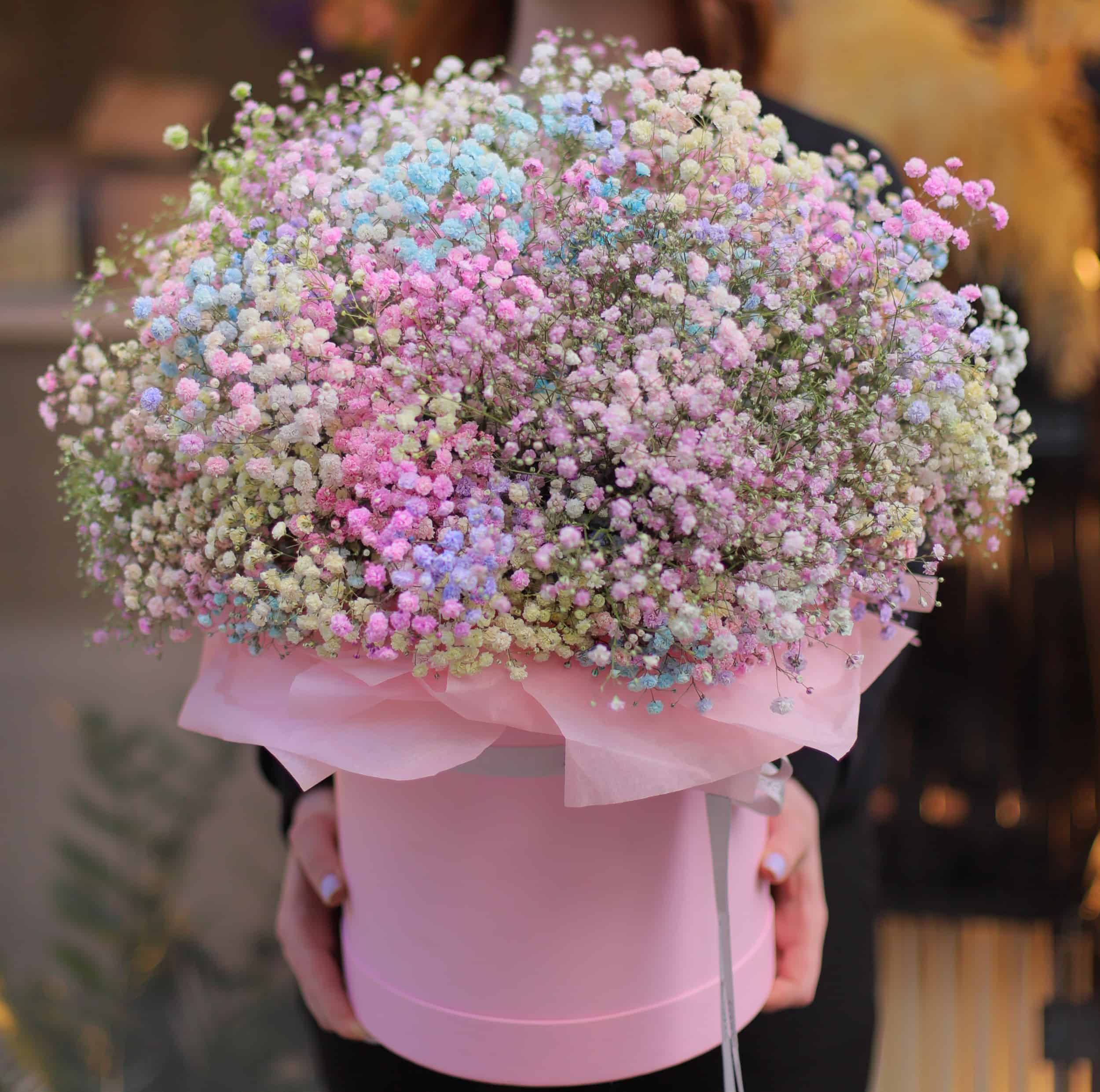 baby breath bouquet in Highland, CA