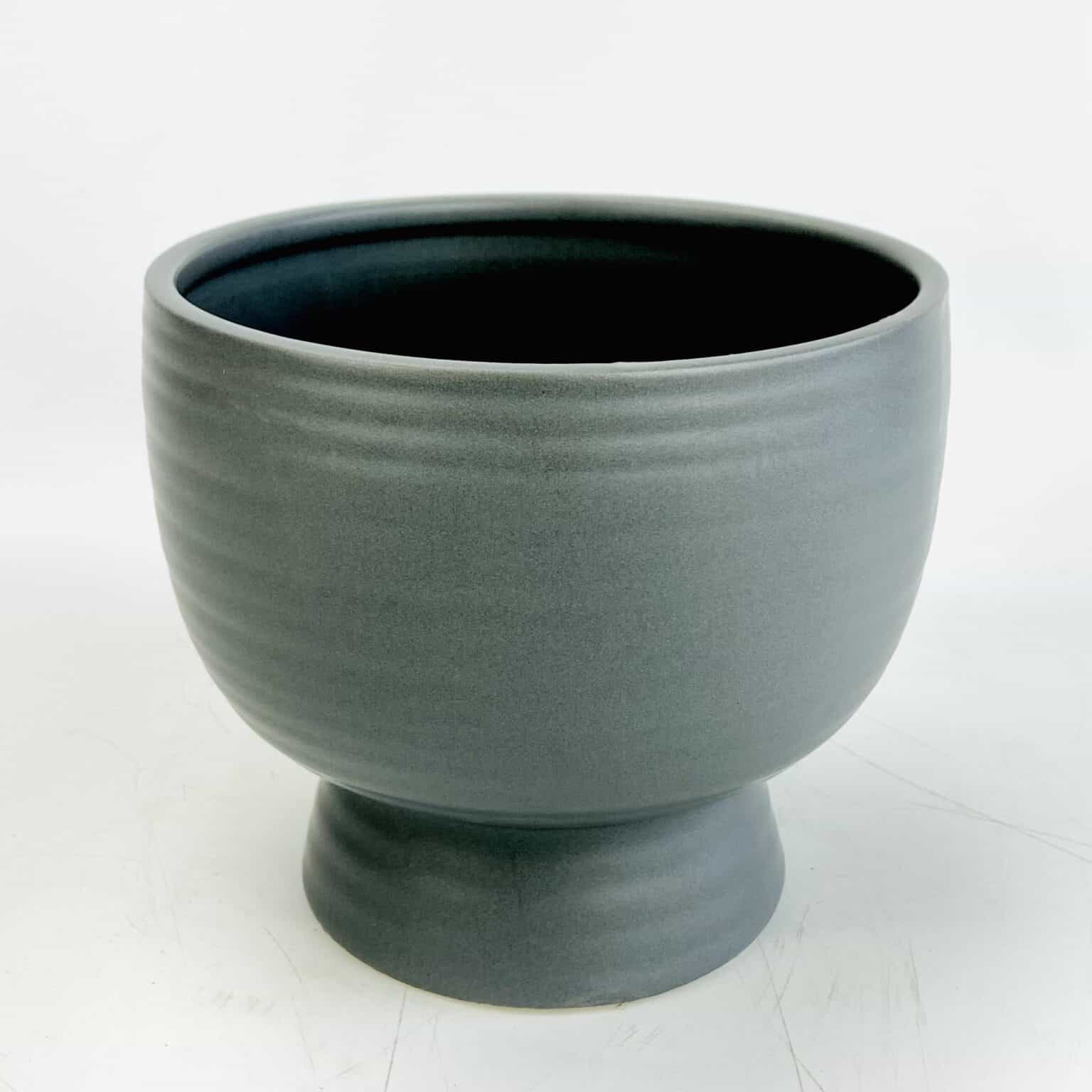 Satin Gray Compote Bowl Wholesale Bulk Flowers Cascade Floral